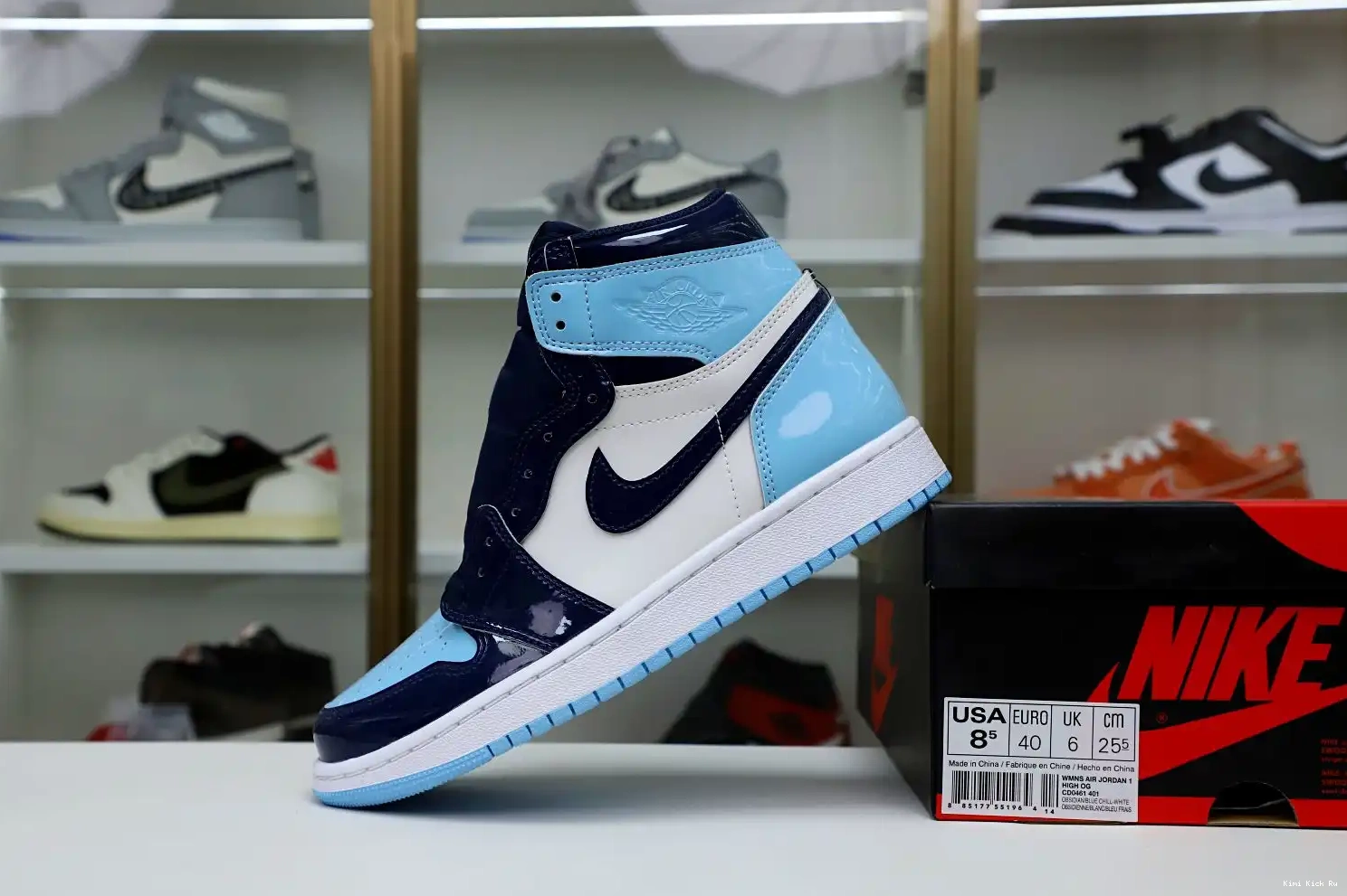 WMNS CHILL' RETRO JORDAN 1 'BLUE OG Kimikick HIGH AIR 0714